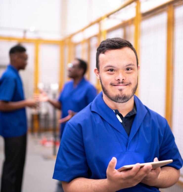 Employee in shop